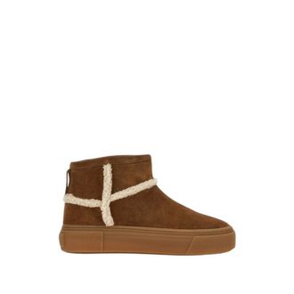 Hogan Stivaletti H705 con finiture in shearling - - Shoes - Donna - Marrone - 38 EU
