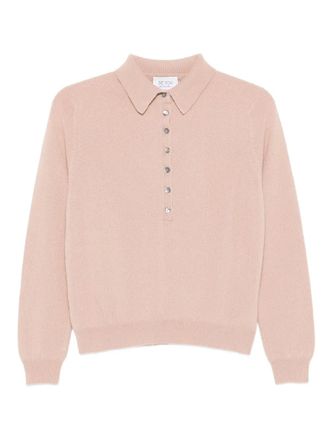 Be You fine-knit polo shirt - women - Fabric - S - Pink