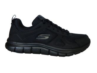 Skechers Mens Track Running Shoes, Black, 5.5 UK