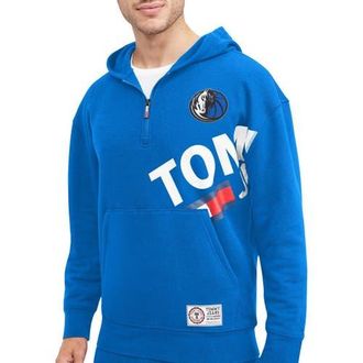 Tommy Jeans Mens Tommy Jeans Blue Dallas Mavericks Bernard Half-Zip Hoodie at Nordstrom, Size Xx-Large