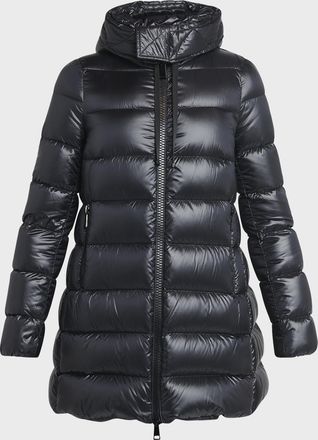 Moncler Suyen Down Quilted Nylon Hooded Parka