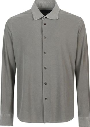 Roberto Ricci Design Casual Shirts - Heren - Casual Overhemden - Groen - L - Overhemden