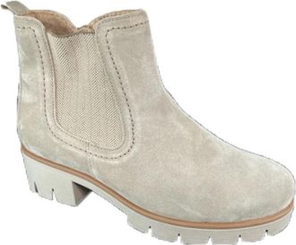 Gabor Schoenen Boot - Dames - Chelseaboots - Beige - 36 EU - Leer - Schoenen