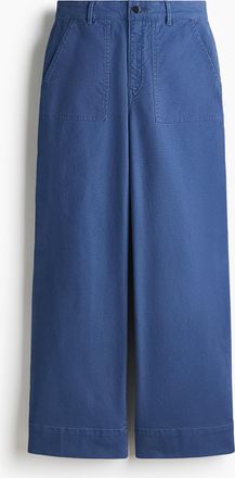 H&M Hose aus Baumwollcanvas - Blue