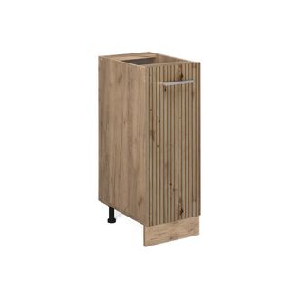 Vicco Armario De Farmacia R-line, Roble Artesanal, 30 Cm Sin Encimera