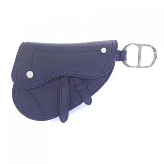 Dior Navy Coin Purse/Coin Case (Pre-Owned)