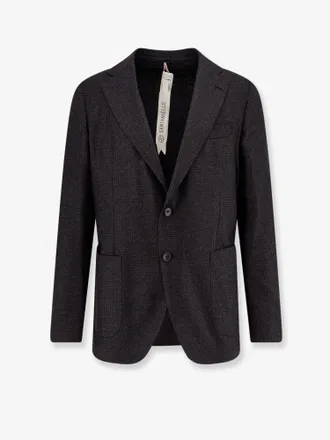 Santaniello Single-breasted wool blend blazer - SANTANIELLO - gender_Man