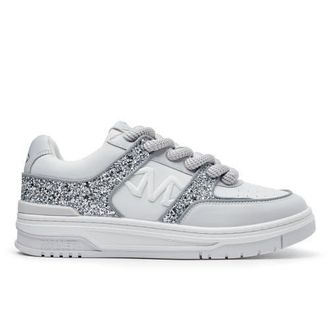 Mallet Footwear Clayton Spark Sneakers in White Grey Crystal at Nordstrom, Size 11