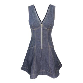 Self Portrait Dames, Jurken, Blauw, Maat: XL Katoen