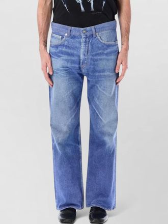 Our Legacy wide leg denim relaxed cut trousers