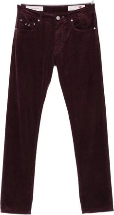 Sartoria Tramarossa Heren, Broeken, Paars, Maat: W30 Corduroy