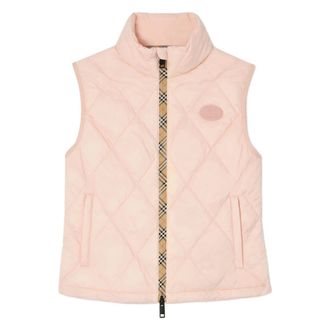 Burberry Compact Gilet - female - Burberry - Waistcoats - Pink - 2XS - Jackets