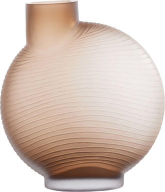 Light & Living Jarr&oacute;n De Vidrio Torna En Marr&oacute;n - 33x16,5x36,5 Cm