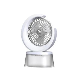 OEM Ventilador Led A Pilas, Silencioso, Humidificador Port&aacute;til Con Dep&oacute;sito De 600 Ml, 3 Velocidades Ajustables, Recargable