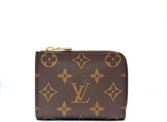 Louis Vuitton Monogram Brown Yellow Monogram Coin Purse/Coin Case (Pre-Owned)