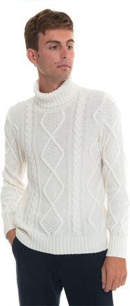 Gran Sasso Pullover collo alto Bianco Gran Sasso Uomo