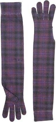 8 by YOOX RECYCLED POLYESTER PRINTED LONG GLOVES