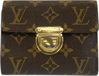 Louis Vuitton Brown Pvc Wallet (Tri-Fold) (Pre-Owned)