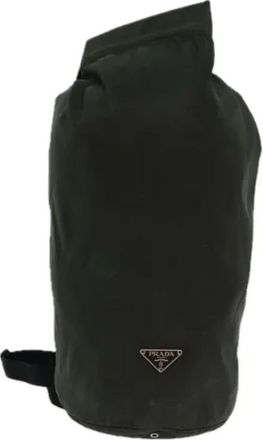 Prada Pre-owned Vintage Schoudertas - Dames - Vintage Schoudertas - Groen - ONE Size - Nylon - Vintage