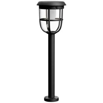 Philips Radii L&aacute;mpara Solar Negra Con Detector De Movimiento Para Jard&iacute;n