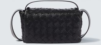 Bottega Veneta Intrecciato Mini leather crossbody bag