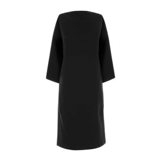 Jil Sander Dames, Jurken, Zwart, Maat: L Zijde