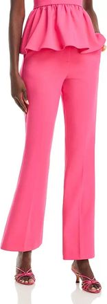 French Connection Whisper Flare Trouser In Raspberry Sorbet