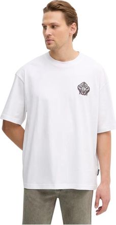 Just Cavalli Hombre, Camisetas, Blanco, Talla: S