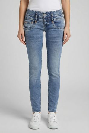 Herrlicher Slim-fit-Jeans HERRLICHER Pitch Slim Denim, Damen, Gr. 26, L&auml;nge 30, after rain, Denim/Jeans, Obermaterial: 78% Baumwolle, 19% Polyester, 3% Elasthan,