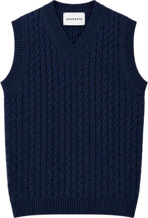 Amaranto Prendas de punto sin mangas - Knitwear - Hombre - Azul - S