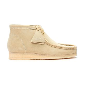 Clarks Lace-up Boots, male, Beige, Size: 11 1/2 US Wallabee Suede