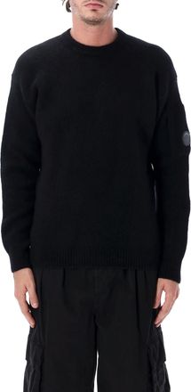 C.P. Company Minimalist Black Crewneck Sweater