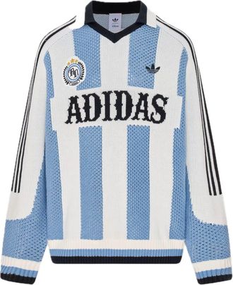 adidas Wild Pullover Asia Sizing Off White Light Blue KX4879