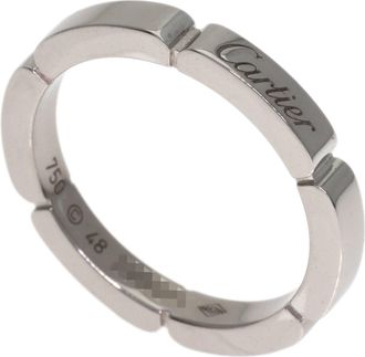 Cartier White Gold White Gold (18K) Band Ring (Pre-Owned)