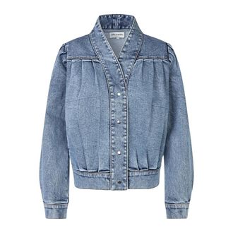 Lollys Laundry IrishLL Jacket LS - Dames - Jassen - Blauw - Maat: L Katoen