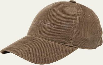 Saint Laurent Corduroy Baseball Cap