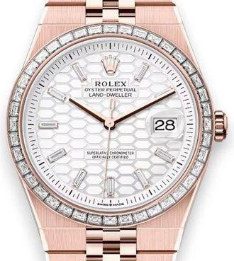 Rolex Land Dweller Automatic Chronometer Diamond Mens Watch M127385TBR-0003