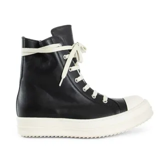 Rick Owens Sneakers, female, Black, Size: 6 US Concordians High-Top Sneakers