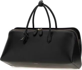 Alaia Top Handle Bag - Black