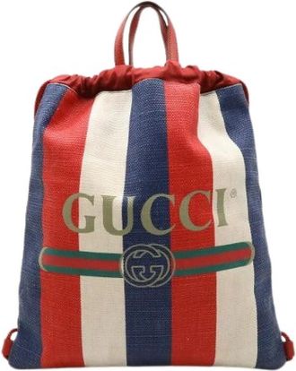 Gucci Pre-owned Vintage Rugzak - Dames - Vintage Rugzakken - Veelkleurig - ONE Size - Vintage