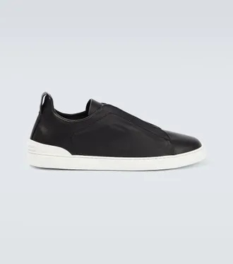 Ermenegildo Zegna Triple Stitch leather sneakers