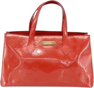 Louis Vuitton Pre-owned Handbags, female, Red, Size: ONE SIZE Pre-owned Canvas Handbag