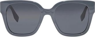 Fendi Occhiali da sole squadrati - Grigio