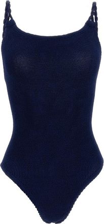 Hunza G Beachwear - Dames - Badpakken - Blauw - ONE Size - Badmode