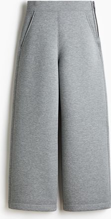 H&M Weite Hose aus Scuba - Grau