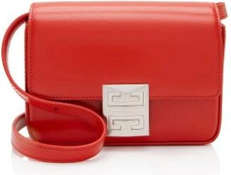 Givenchy Pre-owned Cross Body Bags, female, Red, Size: ONE SIZE Pre-owned Leather Cross Body Bag