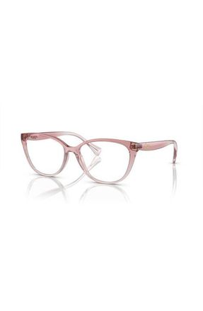 Ralph Lauren 55mm Cat Eye optical glasses in Pink at Nordstrom