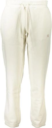 Napapijri Sportieve witte damesbroek met borduurwerk - Dames - Sweatpants - Wit - M - Broeken