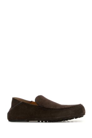 Tod's Mens Brown Suede Loafers Testamo Mocassini