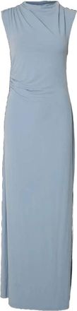 Selected Kleedjes, Dames, Blauw, L, Polyester, Robin-Maja SL Ankeljurk